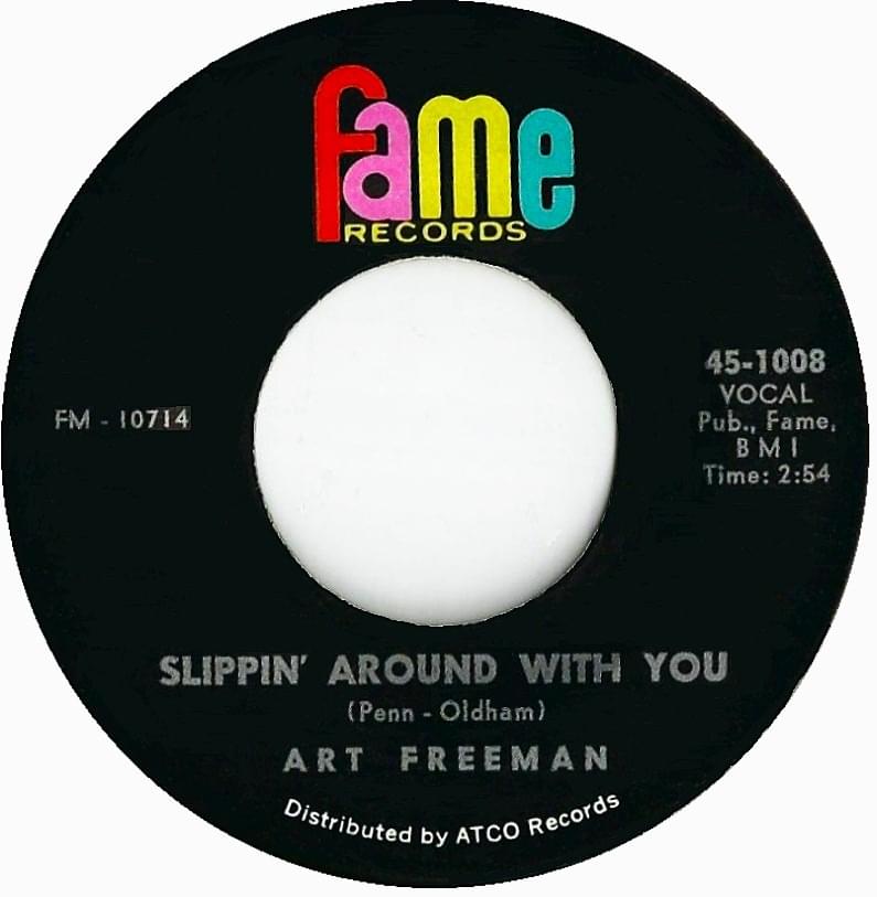 Album cover art for "Slippin’ Around with You" by Art Freeman