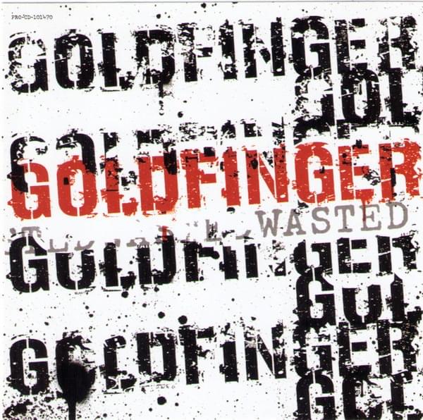 Album cover art for "Wasted" by Goldfinger & Quinn Allman