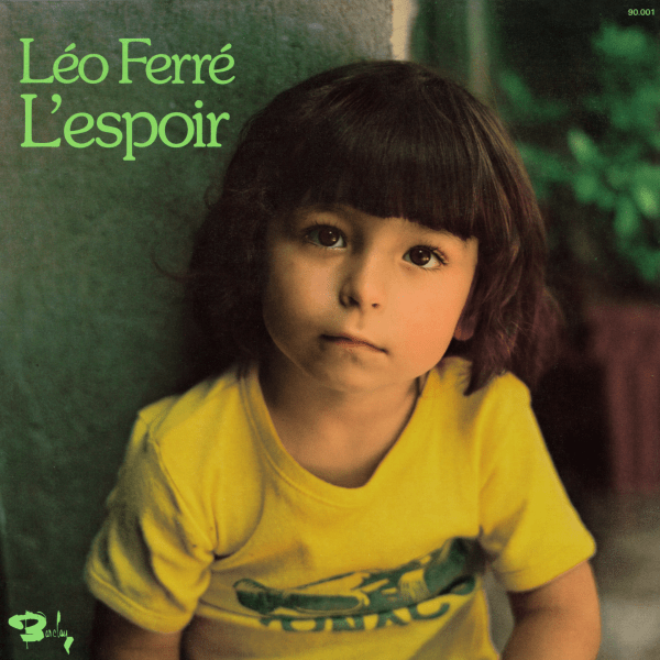 Album cover art for "L’espoir" by Léo Ferré