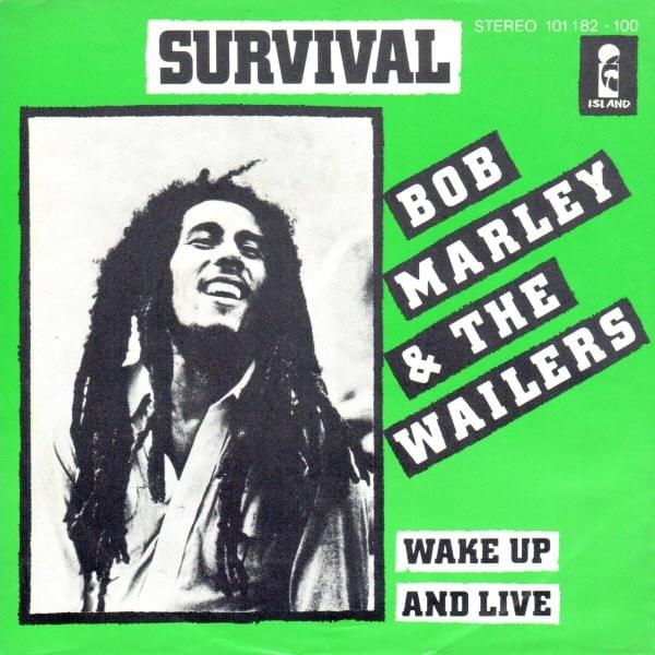 Album cover art for "Wake Up and Live" by Bob Marley & The Wailers