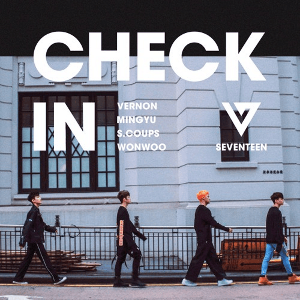 Album cover art for "Check-In" by SEVENTEEN (세븐틴)