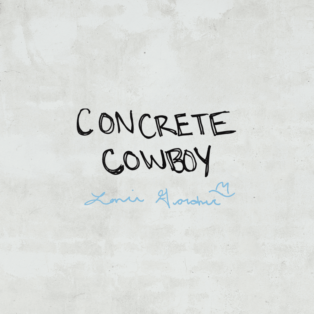 Album cover art for "Concrete Cowboy" by Lanie Gardner