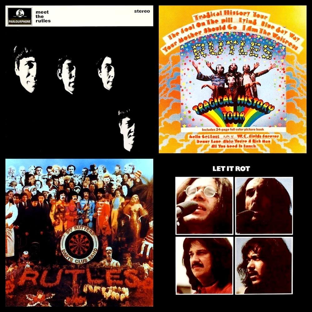 Album cover art for "I Must Be in Love" by The Rutles