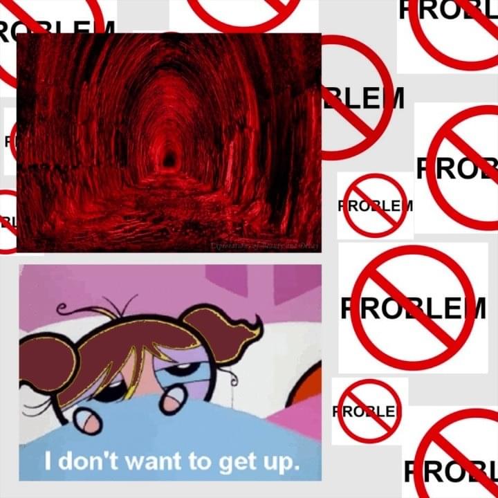 Album cover art for "No Problems" by Girls Rituals