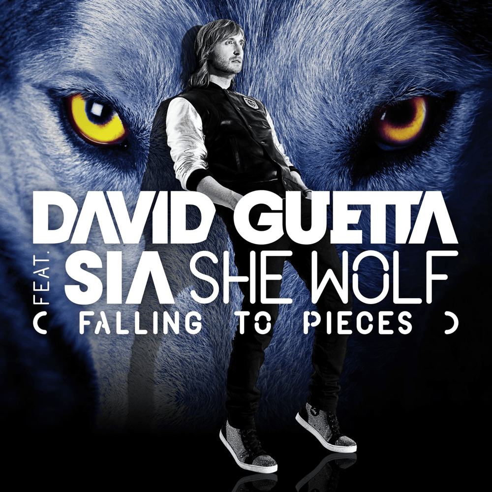 Album cover art for "She Wolf (Falling to Pieces)" by David Guetta & Sia