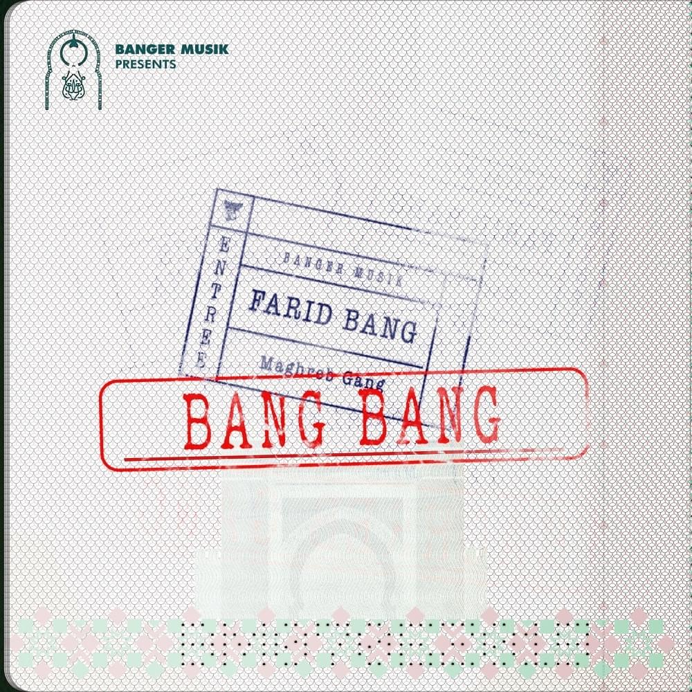 Album cover art for "Bang Bang" by Farid Bang