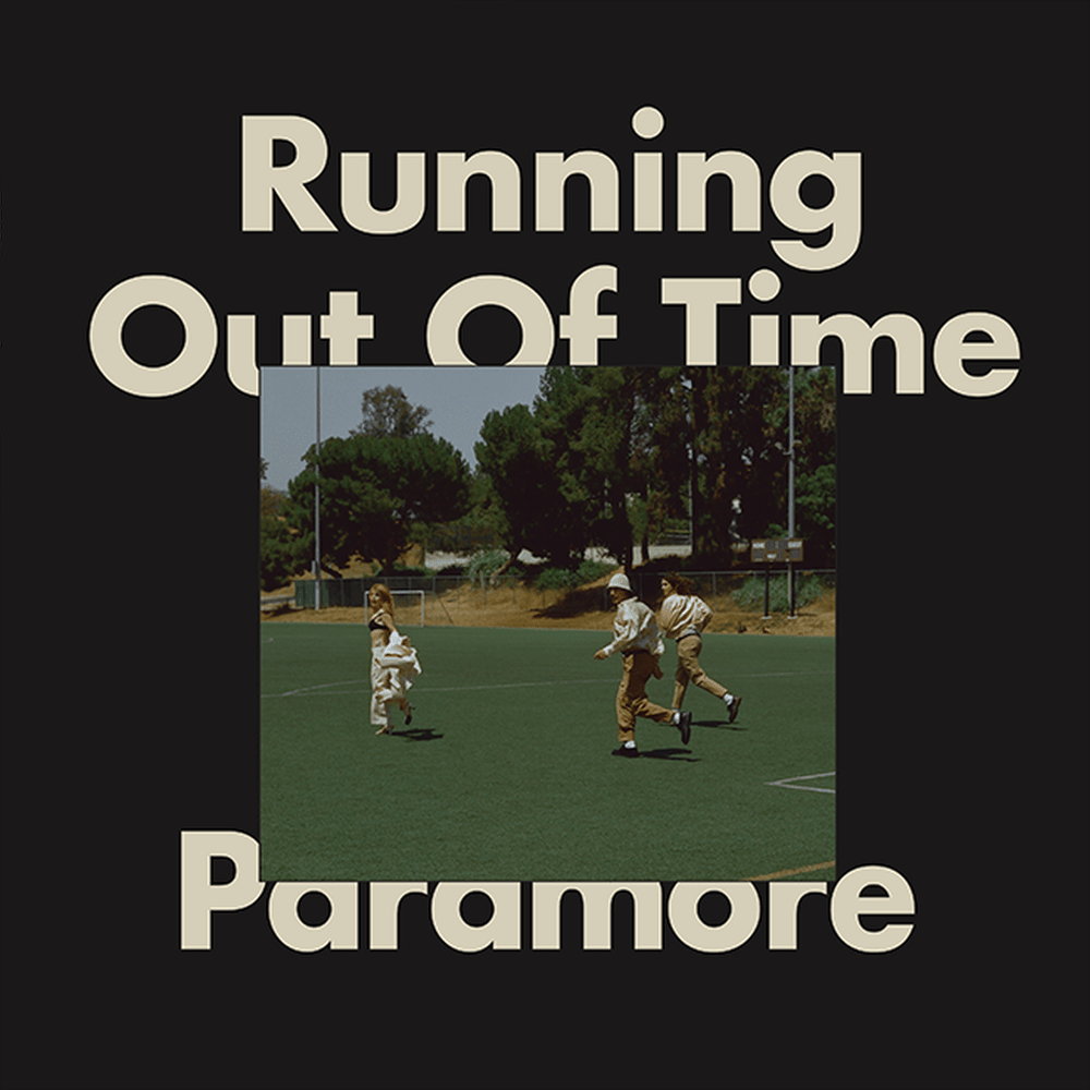 Album cover art for "Running Out Of Time" by Paramore