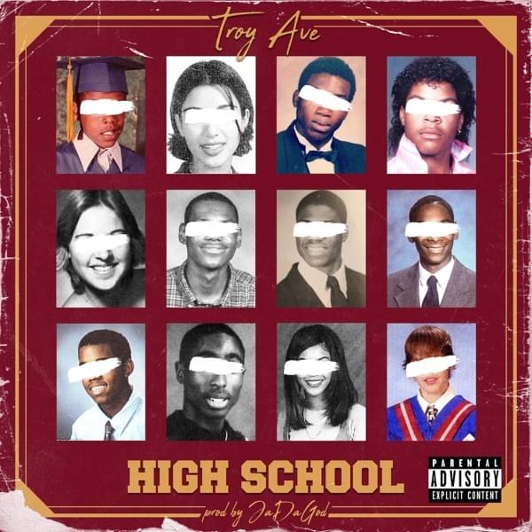 Album cover art for "High School" by Troy Ave