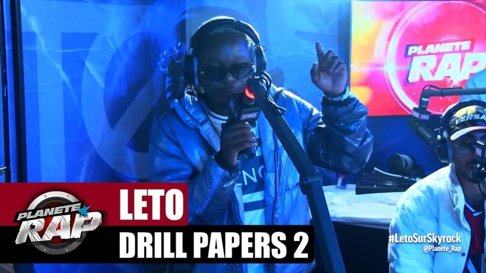 Album cover art for "Drill Papers 2" by Leto