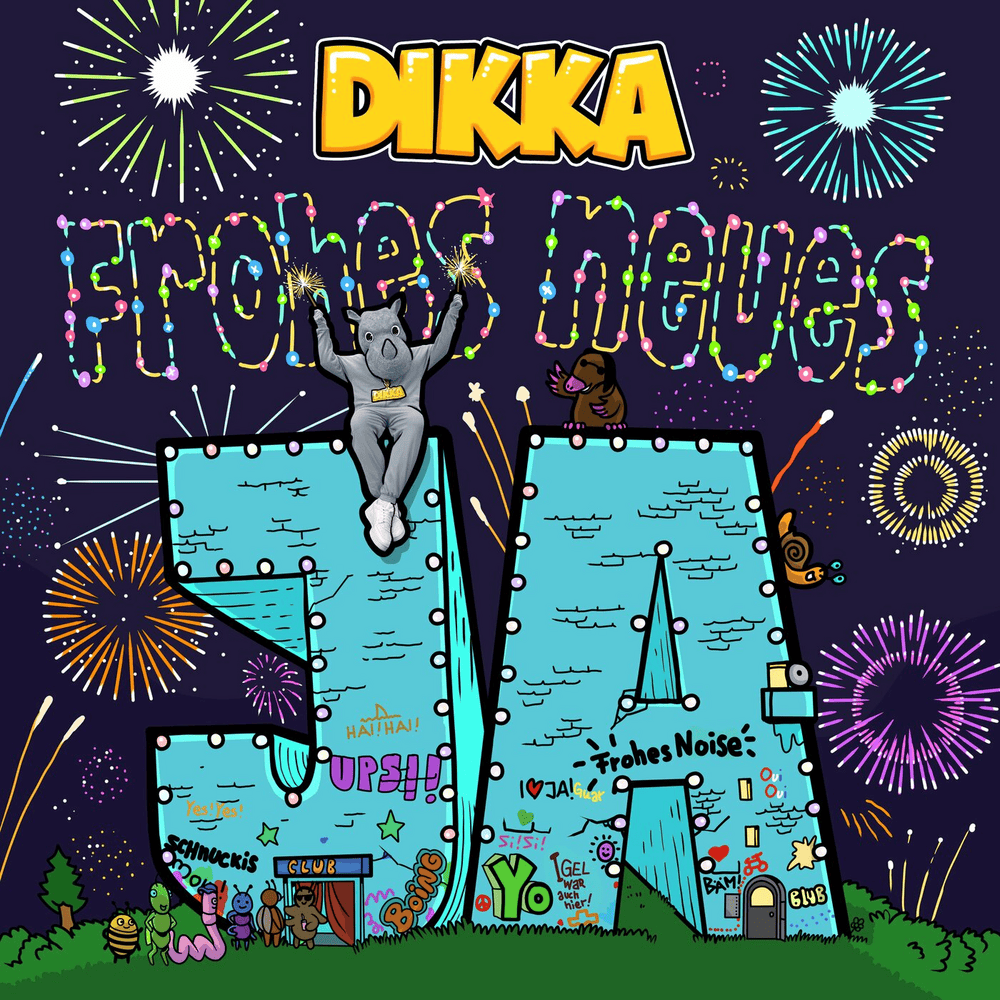 Album cover art for "Frohes neues Ja" by DIKKA