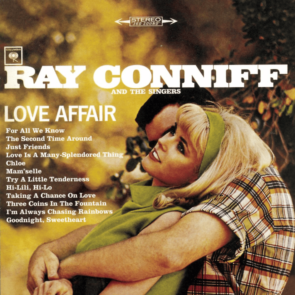 Album cover art for "For All We Know" by Ray Conniff Orchestra and Chorus