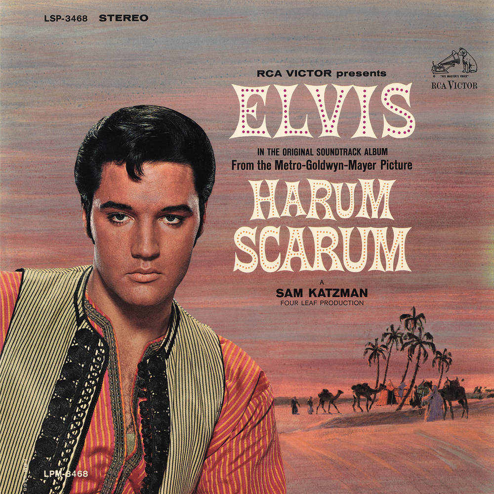 Album cover art for "Harem Holiday" by Elvis Presley