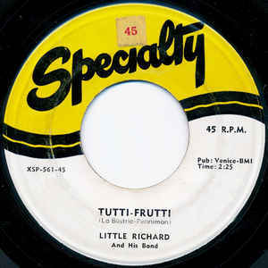 Album cover art for "Tutti Frutti" by Little Richard