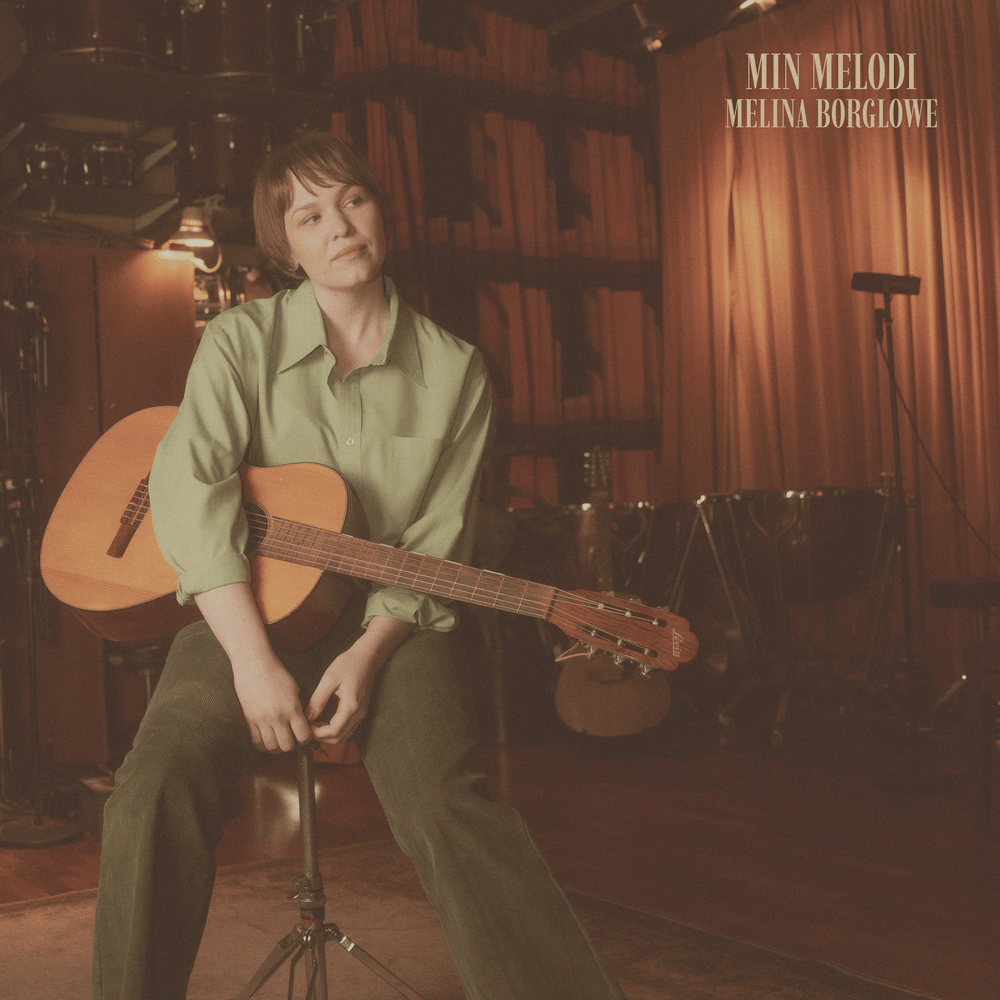 Album cover art for "Min melodi" by Melina Borglowe