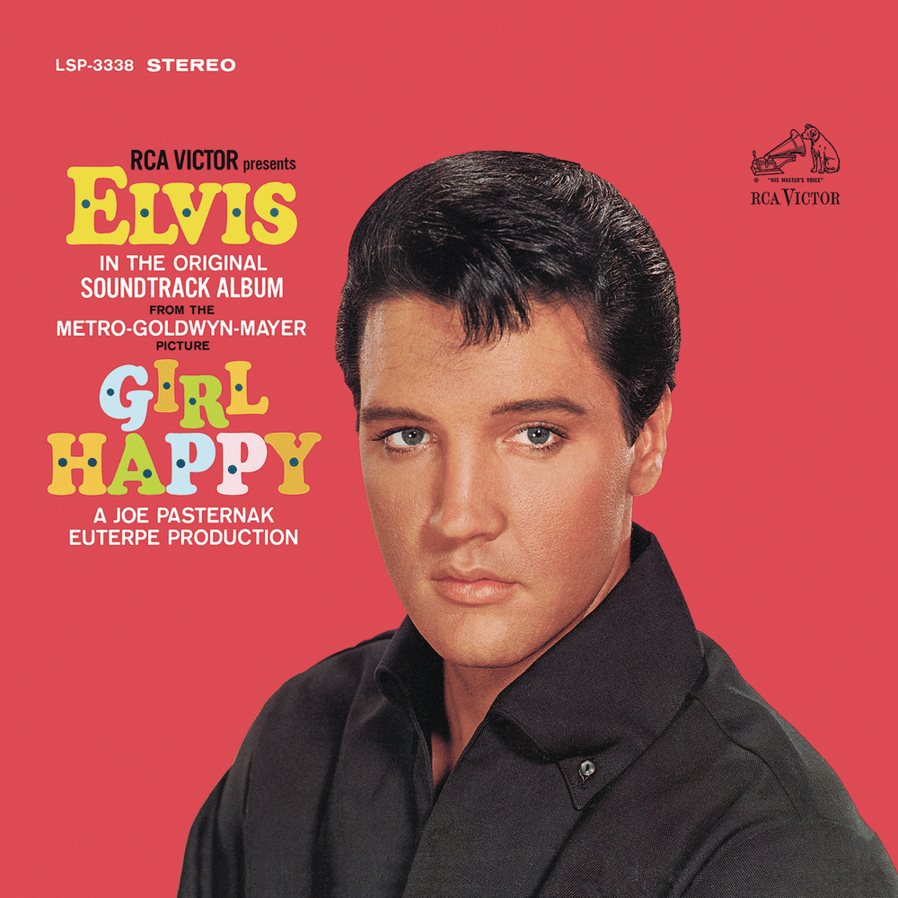 Album cover art for "Girl Happy" by Elvis Presley