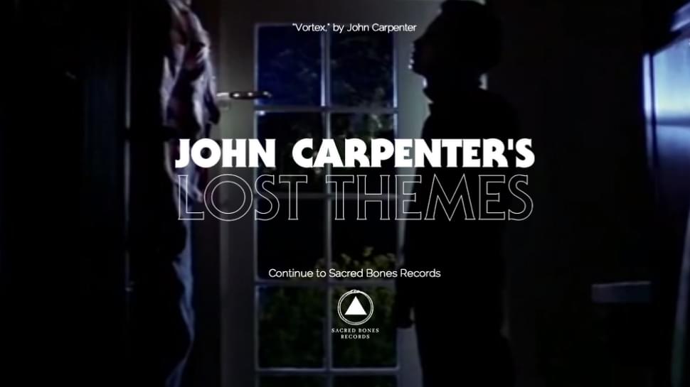 Album cover art for "Vortex" by John Carpenter