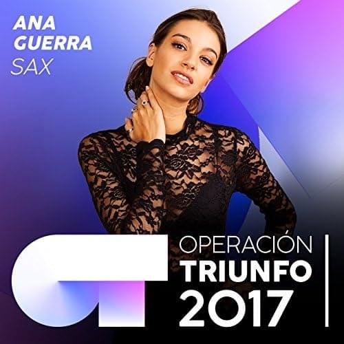 Album cover art for "Sax" by Operación Triunfo 2017 & Ana Guerra