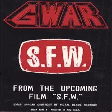 Album cover art for "S.F.W." by GWAR