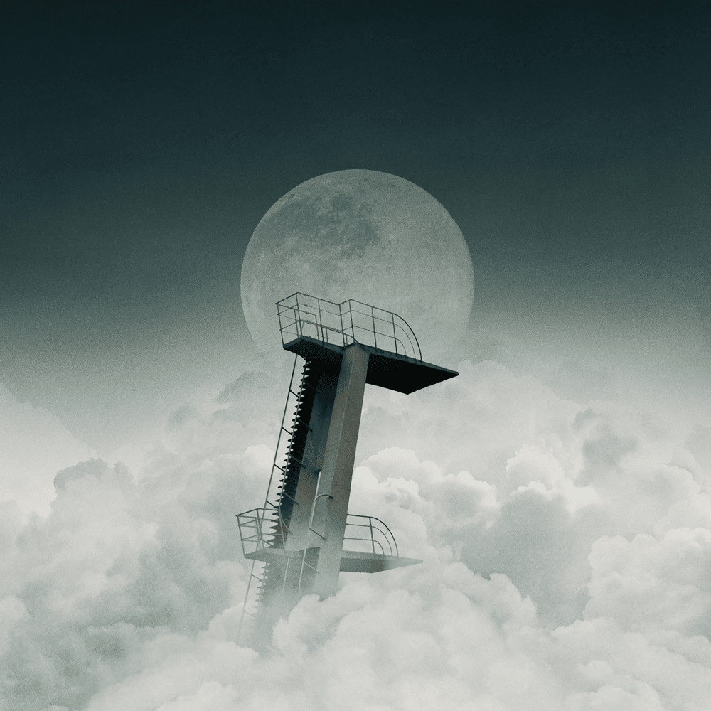 Album cover art for "Belly Flop" by Unlike Pluto
