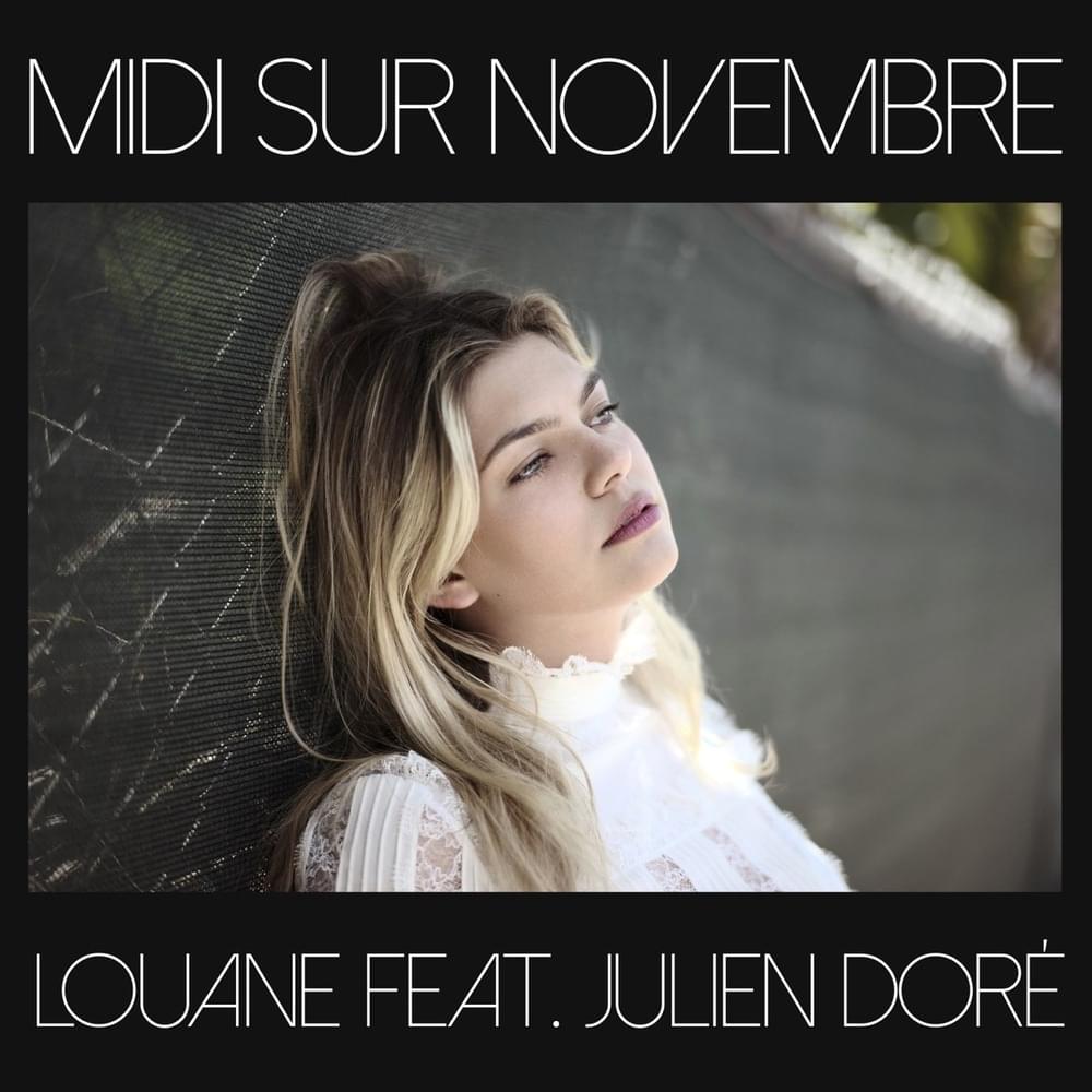 Album cover art for "Midi sur novembre (Duo)" by Louane & Julien Doré