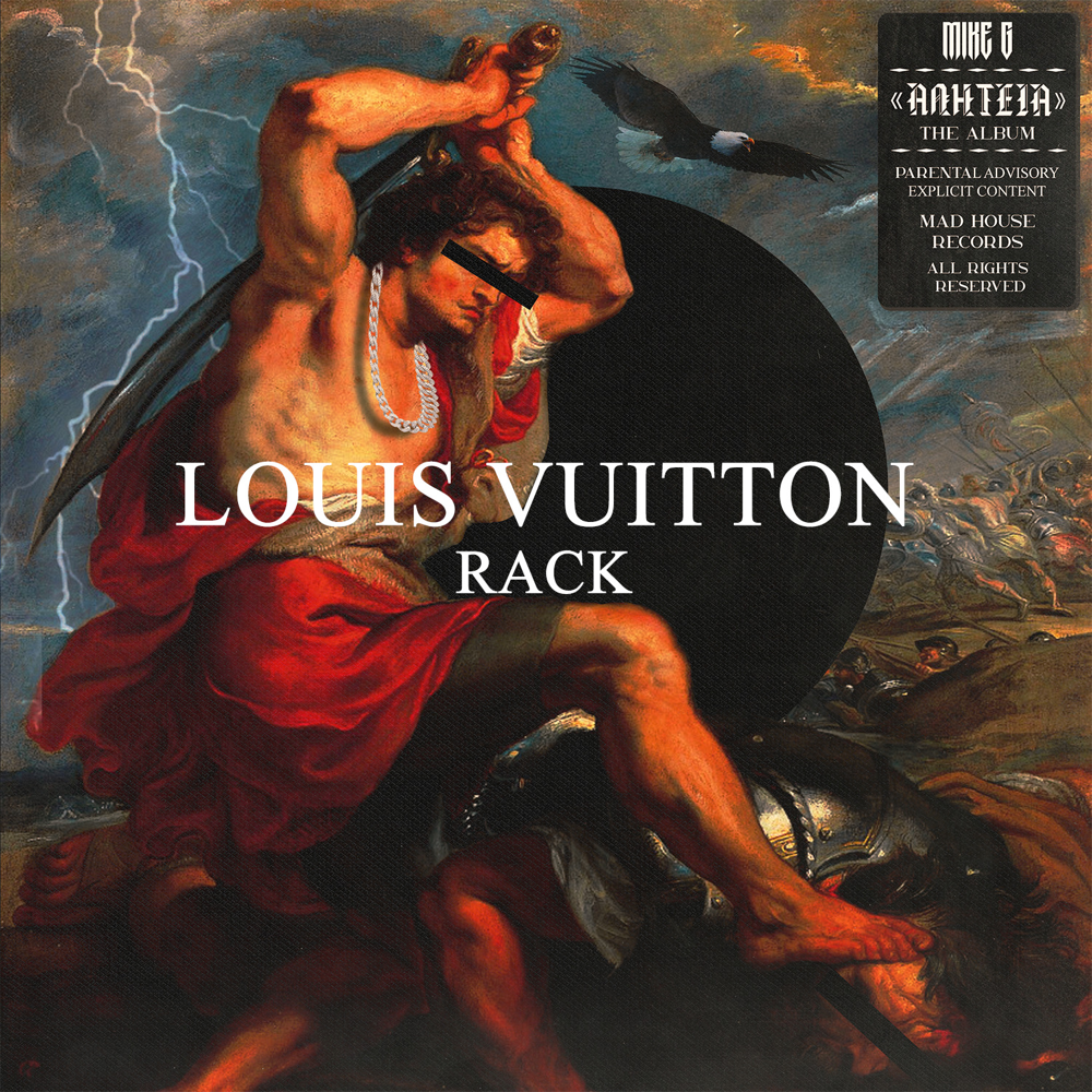 Album cover art for "Louis Vuitton" by Mike G (GRC) & RACK