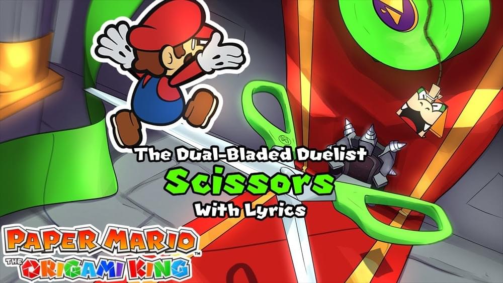 Album cover art for "The Duel-Bladed Duelist, Scissors" by Juno Songs