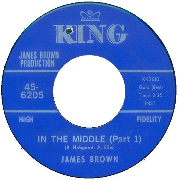 Album cover art for "In the Middle (Part 1)" by James Brown