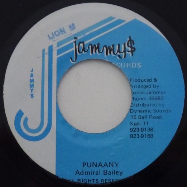 Album cover art for "Punnany" by Admiral Bailey