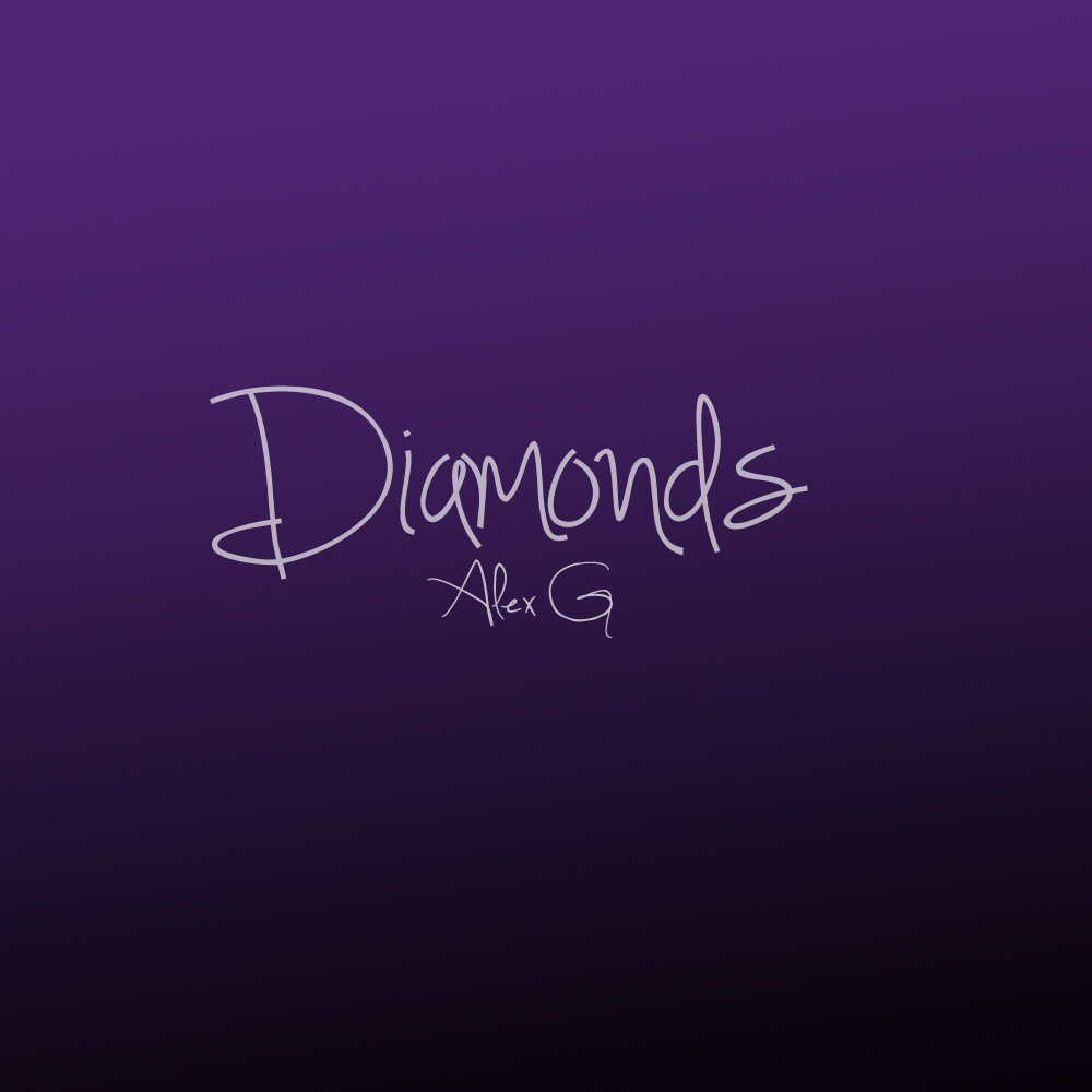 Album cover art for "Diamonds" by Alex Blue