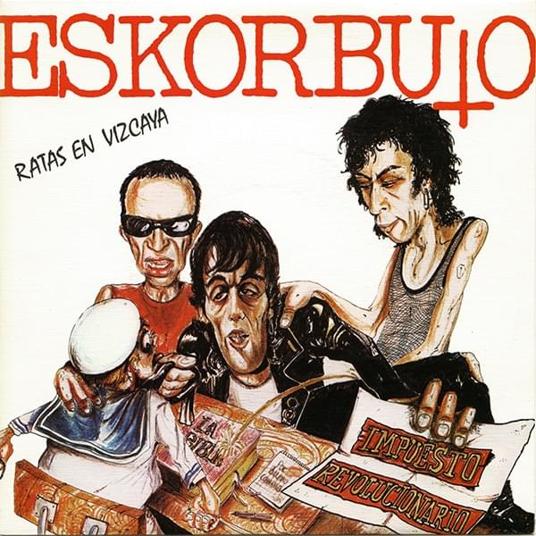 Album cover art for "Ratas en Vizcaya (Directo)" by Eskorbuto