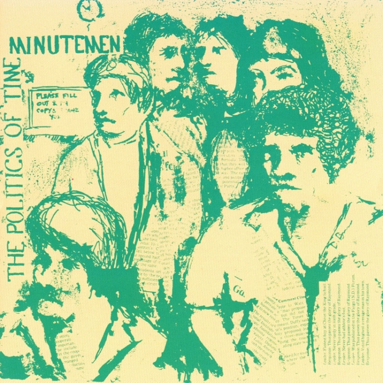 Album cover art for "Ack Ack Ack" by Minutemen