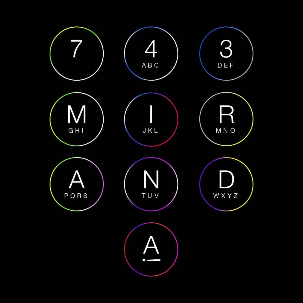 Album cover art for "743" by Miranda!