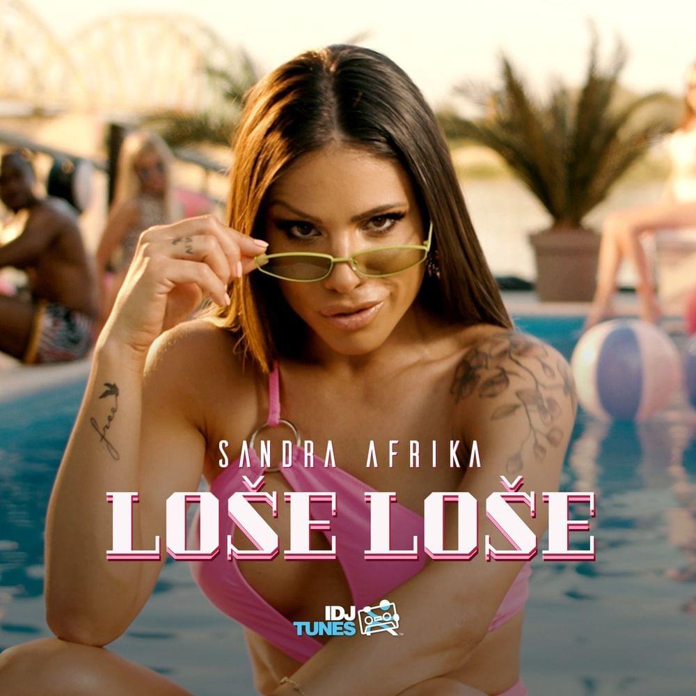 Album cover art for "Loše loše" by Sandra Afrika