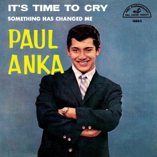 Album cover art for "It’s Time to Cry" by Paul Anka