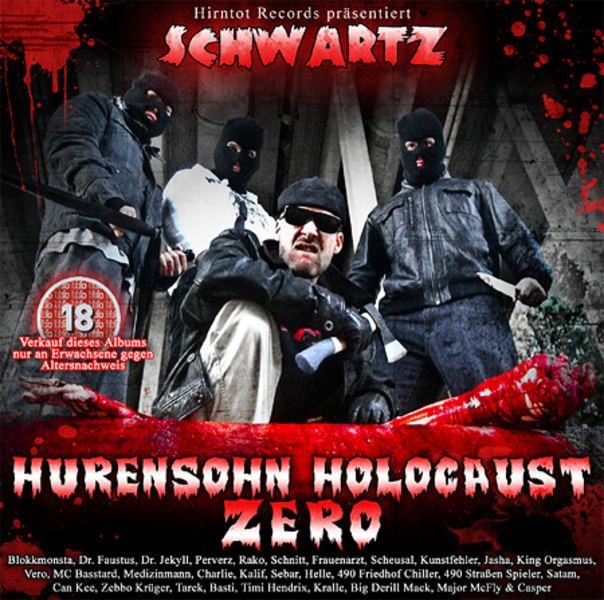 Album cover art for "Folterbordell" by Schwartz & Scheusal & Kaisa
