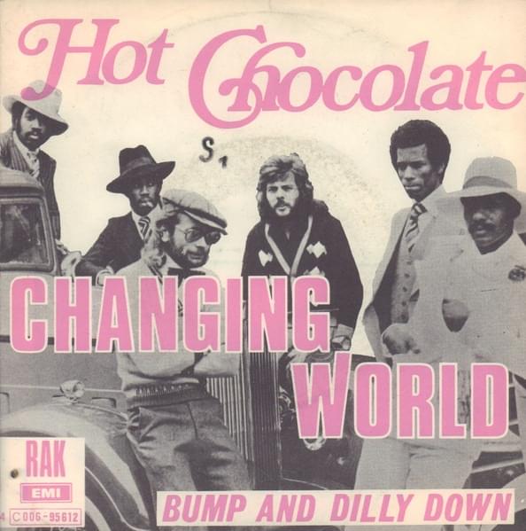 Album cover art for "Changing World" by Hot Chocolate