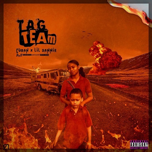Album cover art for "Tag Team" by Cuban Doll & Lil Sammie