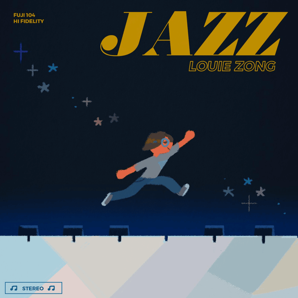 Album cover art for "Baguette Bop" by Louie Zong