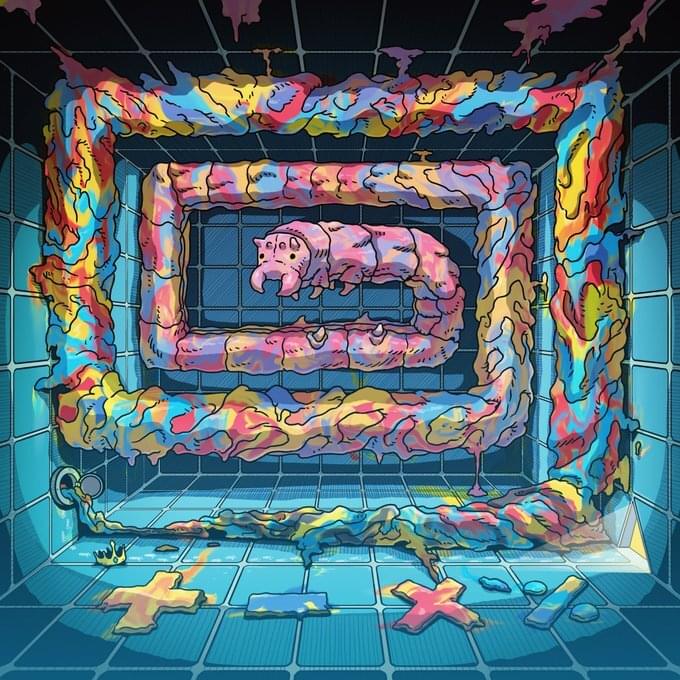 Album cover art for "자벌레 (Camoflage)" by Khundi Panda (쿤디판다) & 형선 (HYNGSN)