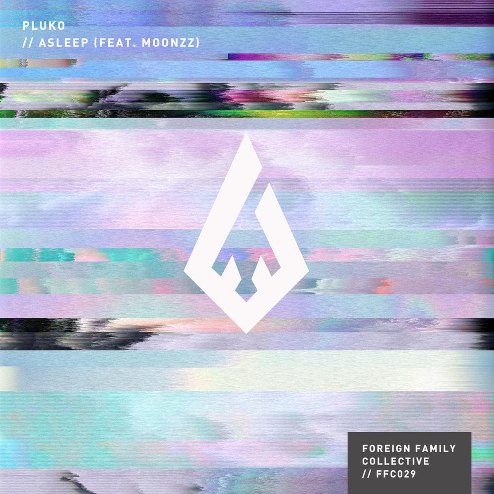 Album cover art for "asleep" by pluko & MOONZz
