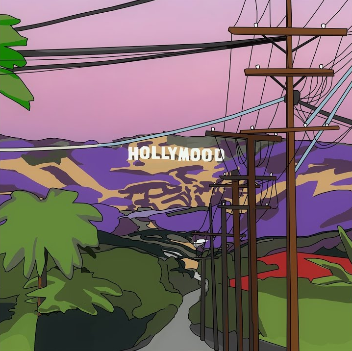 Album cover art for "Hollymood" by Holak & Otsochodzi