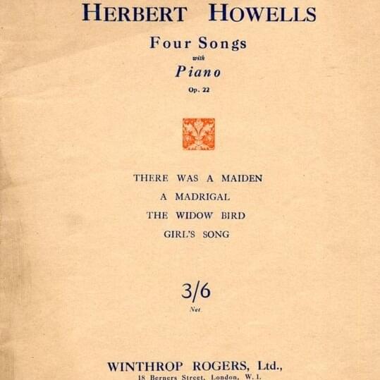 Girl’s Song by Herbert Howells