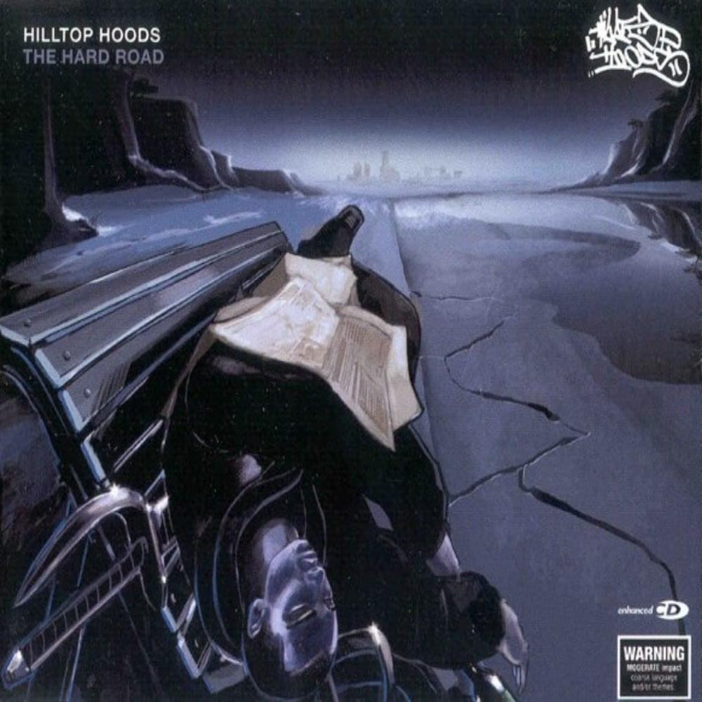 Album cover art for "The Hard Road" by Hilltop Hoods