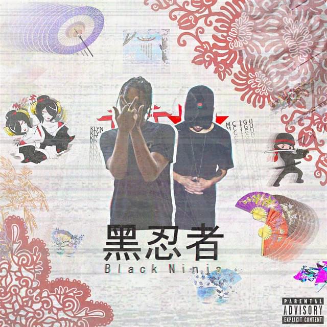 Album cover art for "Black Ninja" by MC Igu & Klyn