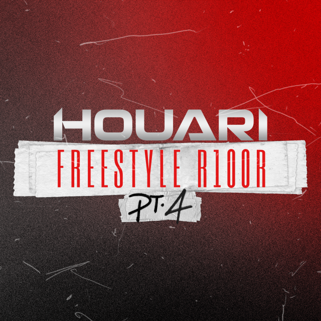Album cover art for "Freestyle R100R, pt. 4" by Houari