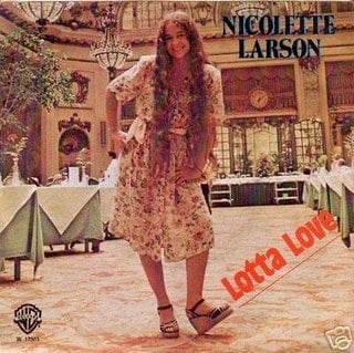 Album cover art for "Lotta Love" by Nicolette Larson