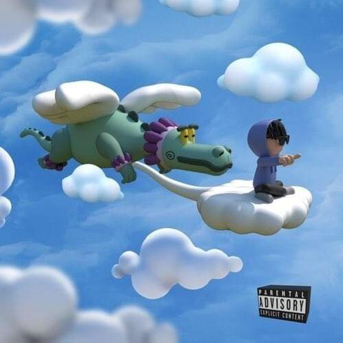 Album cover art for "Días Nublados" by Junior H
