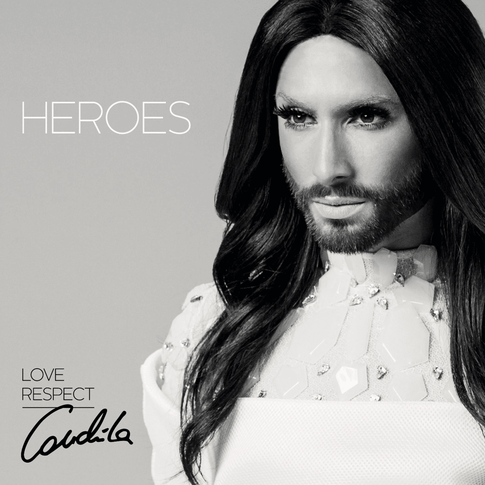 Album cover art for "Heroes" by Conchita Wurst