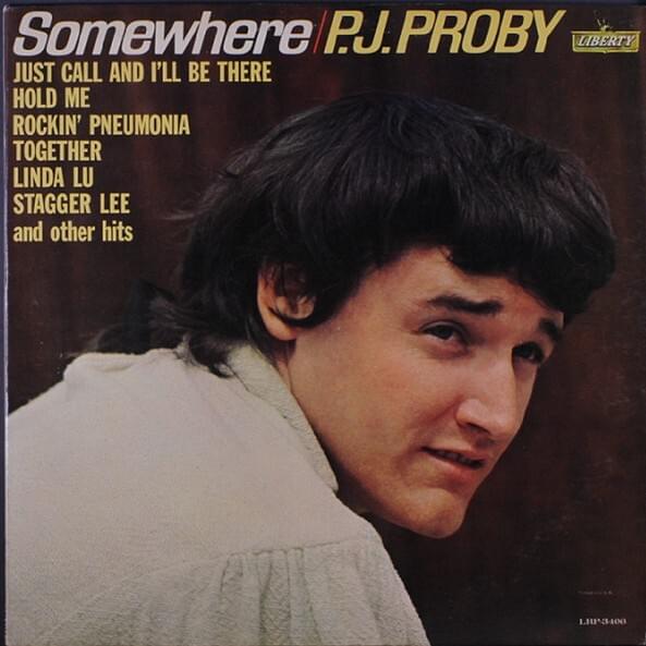 Album cover art for "Hold Me" by P.J. Proby