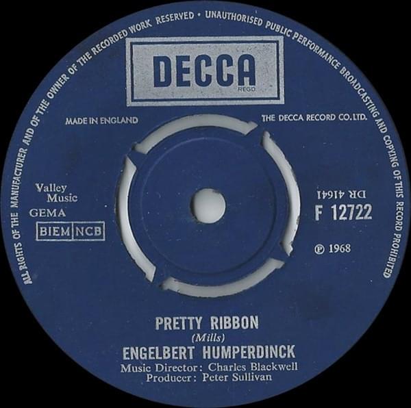 Album cover art for "Pretty Ribbon" by Engelbert Humperdinck